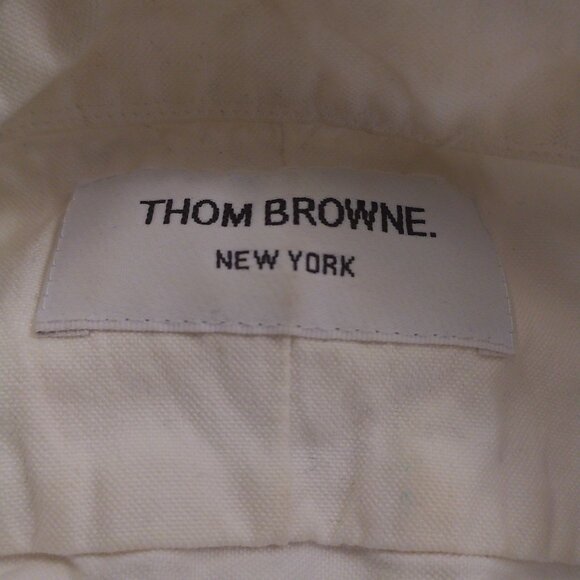Size 2-100% Cotton-Thom Browne-Button Down-Long Sleeve Shirt - Picture 1 of 4